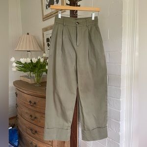 Green Club Monaco High Waisted Trousers